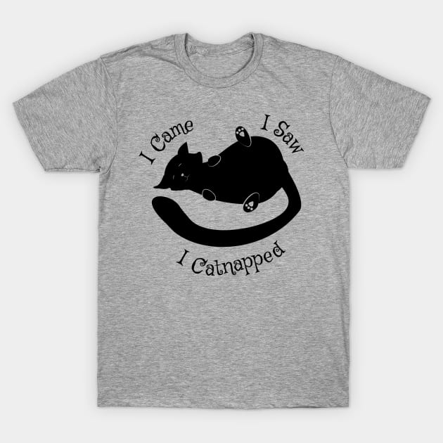 I Came I Saw Catnapped Cute Cat T-Shirt by atomguy